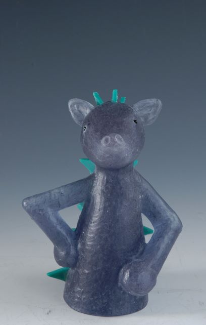 Green Dragon Grey Spikes